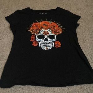 Sugar Skull Baby Tee